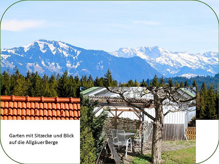 Garten mit Sitzecke