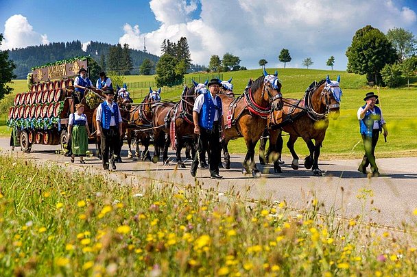 Allgäuer Brauhaus_Pferdezug