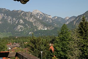 Blick vom Balkon