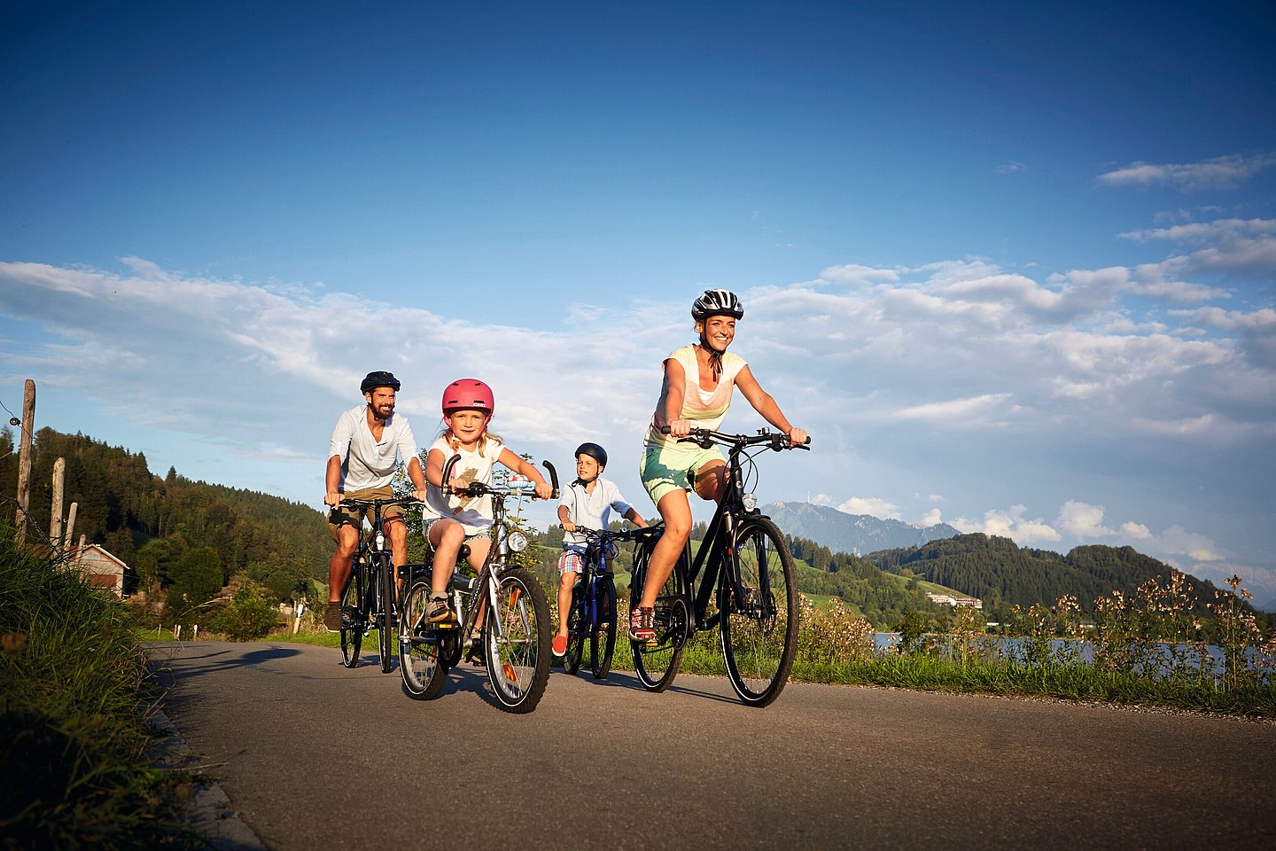 Radfahren im Allgäu mit der Familie 