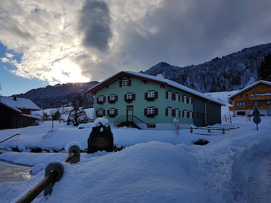Bauernhaus Busche Berte im Schnee Bauernhaus Busche Berte im Schnee