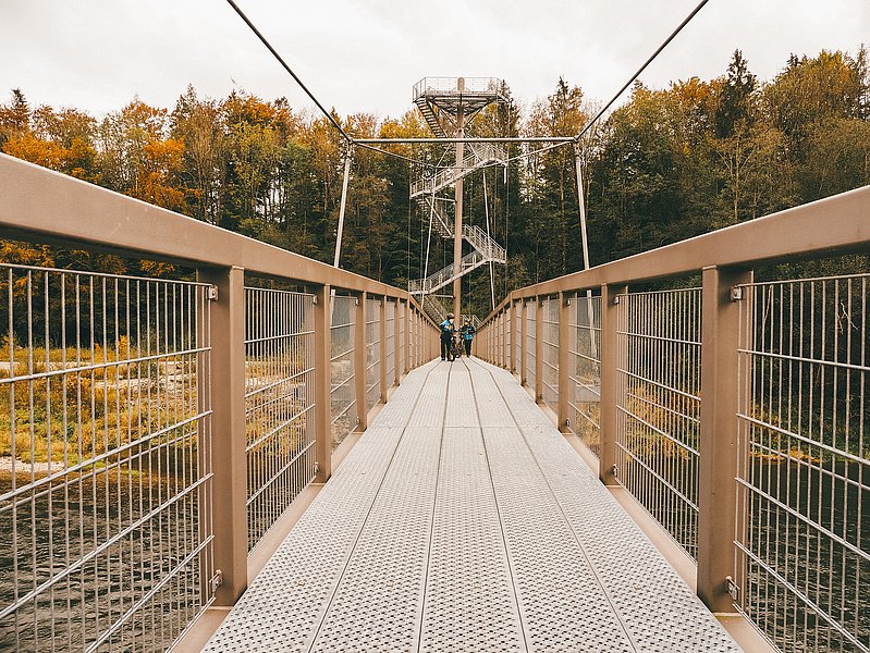 Der Illerradweg bei Altusried