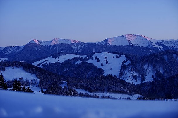Oberstaufen Winterpanorama_blaue Stunde