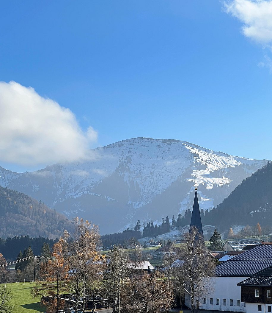 Blick vom Balkon