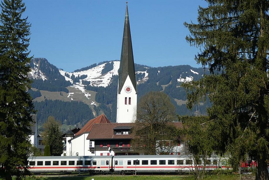 Bahnfahrt durch Fischen