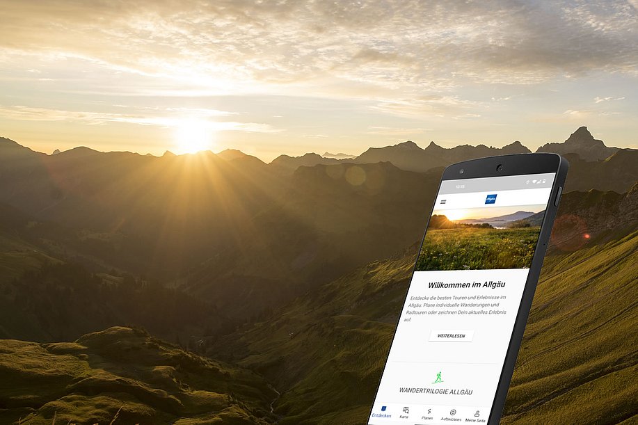 Die Allgäu App auf Ihrem Smartphone