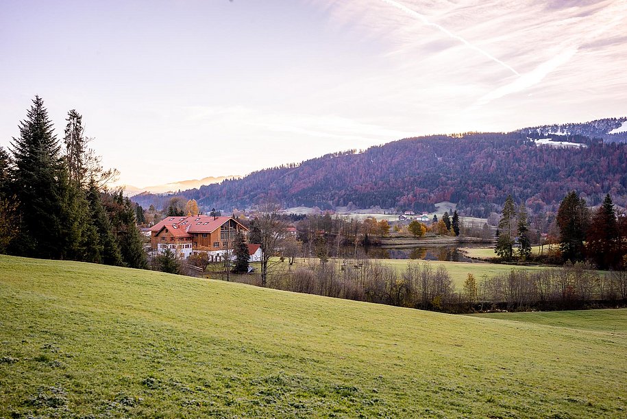 Eibele Chalets Obserstaufen im Herbst
