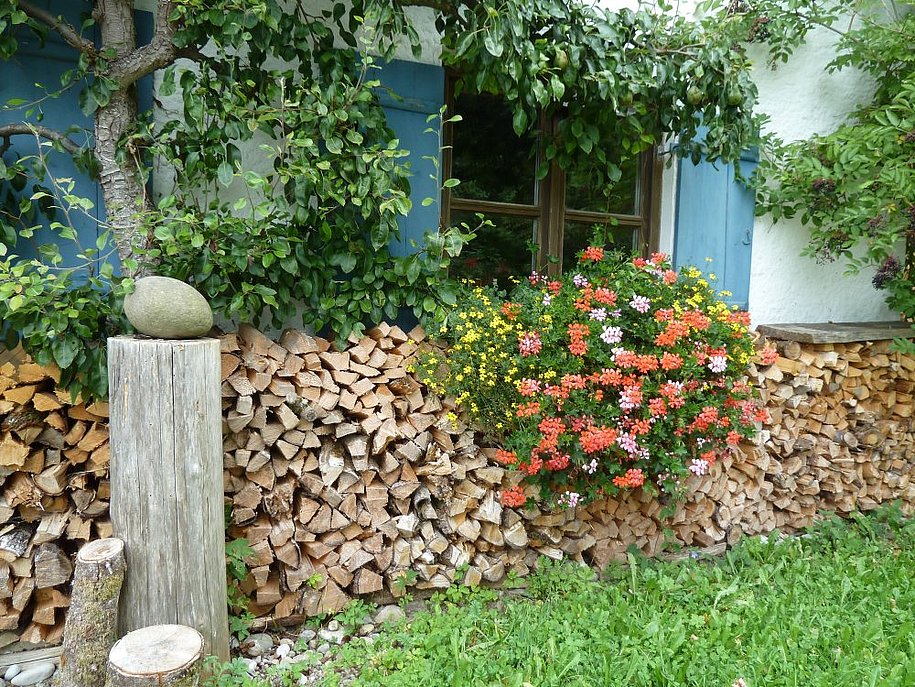 Bei uns gibts noch Holz vor der Hüttn