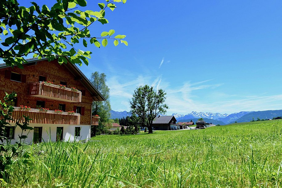 Traumhafte Aussicht am Ortsrand Ofterschwangs