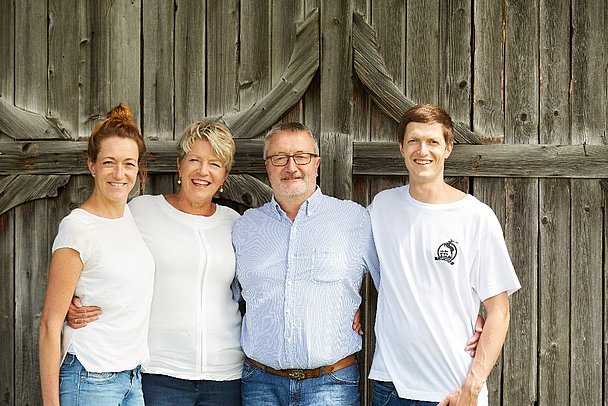 Kilian Stückler mit Familie