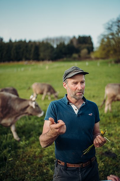 Walter Schwärzler ist Landwirt im Allgäu
