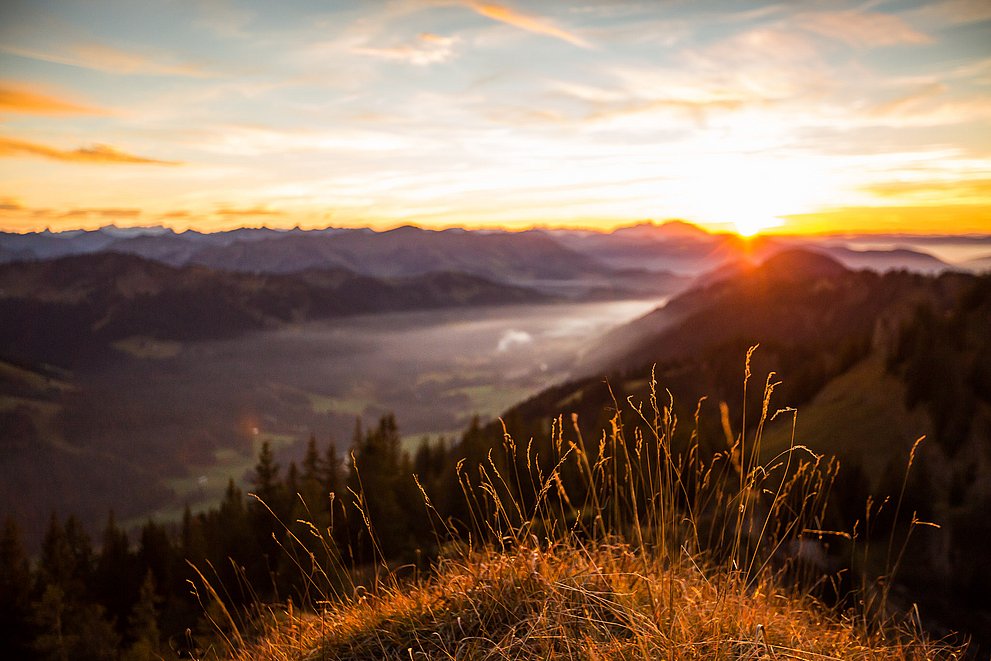 Sonnenuntergang überm Siplinger Kopf