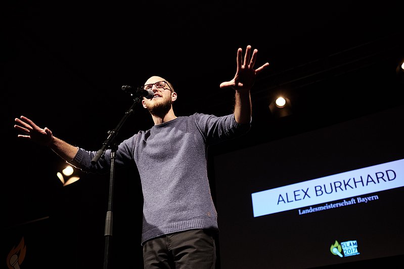 Poetryslam, Tourleben und Schreiben: Alex Burkhard