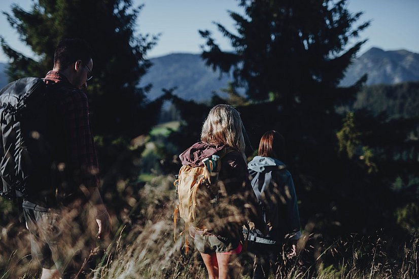 Freiraum genießen beim wandern im Allgäu