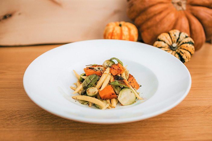 Vegetarische Schupfnudeln