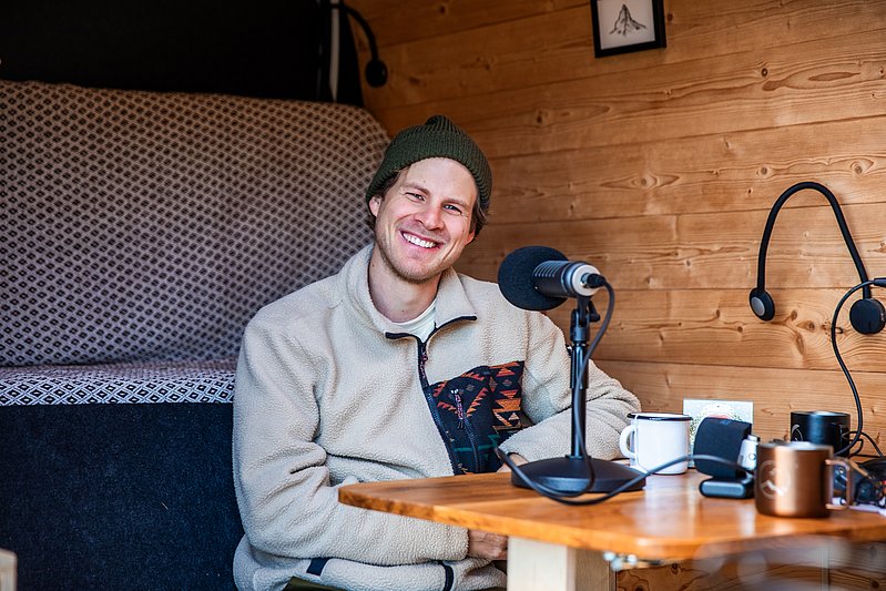 Steffen Kustermann von ZAK im Podcastbus Steffen Kustermann von ZAK im Podcastbus