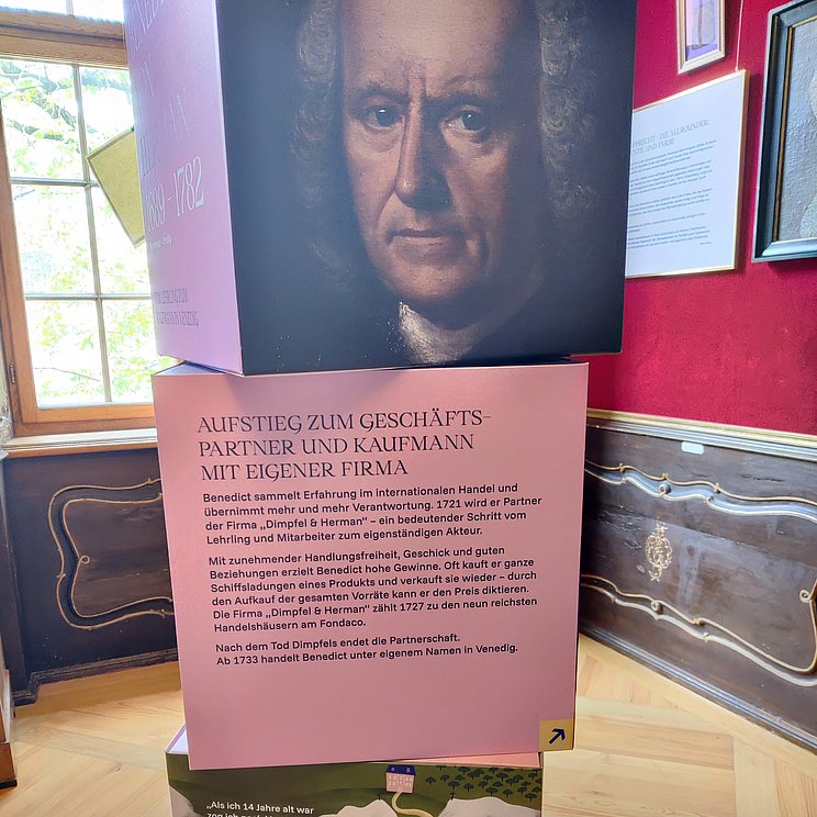 Text und Bild von Benedict von Herman in der Sonderausstellung im Stadtmuseum Memmingen: Barock, Bombasin und Bonbons Text und Bild von Benedict von Herman in der Sonderausstellung im Stadtmuseum Memmingen: Barock, Bombasin und Bonbons