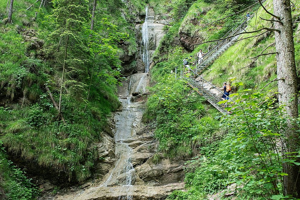 Wasserfall an der Alpspitze bei Nesselwang