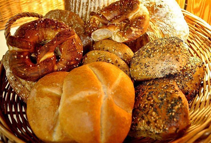 Frische Brötchen aus der Bäckerei
