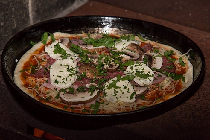 Gästeabend mit Pizza backen