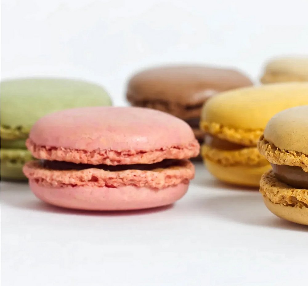 Bunte Macarons Bunte Macarons