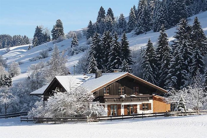 Landhaus Waibel im Winter