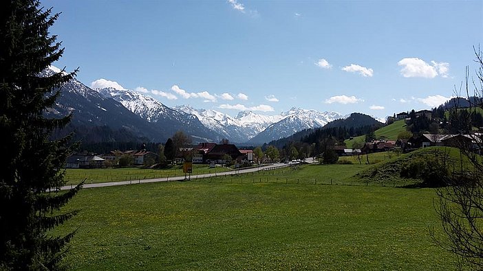 Ferienwohnung Rike, Blick vom Balkon