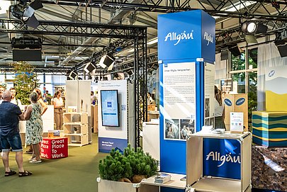 Blick ins Haus der Allgäuer Werte auf der Festwoche Blick ins Haus der Allgäuer Werte auf der Festwoche