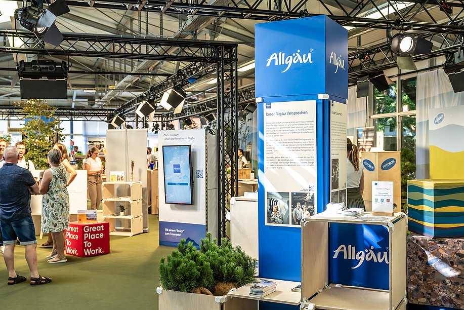 Blick ins Haus der Allgäuer Werte auf der Festwoche