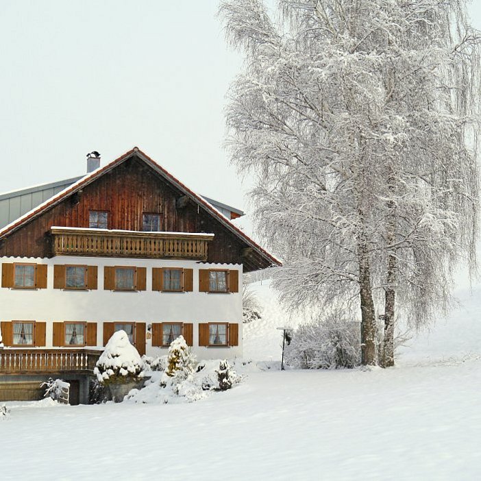 Der Mühlenhof im Winter