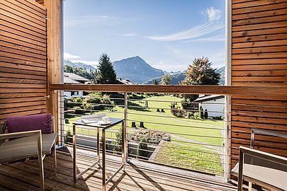 Ausblick vom Zimmerbalkon