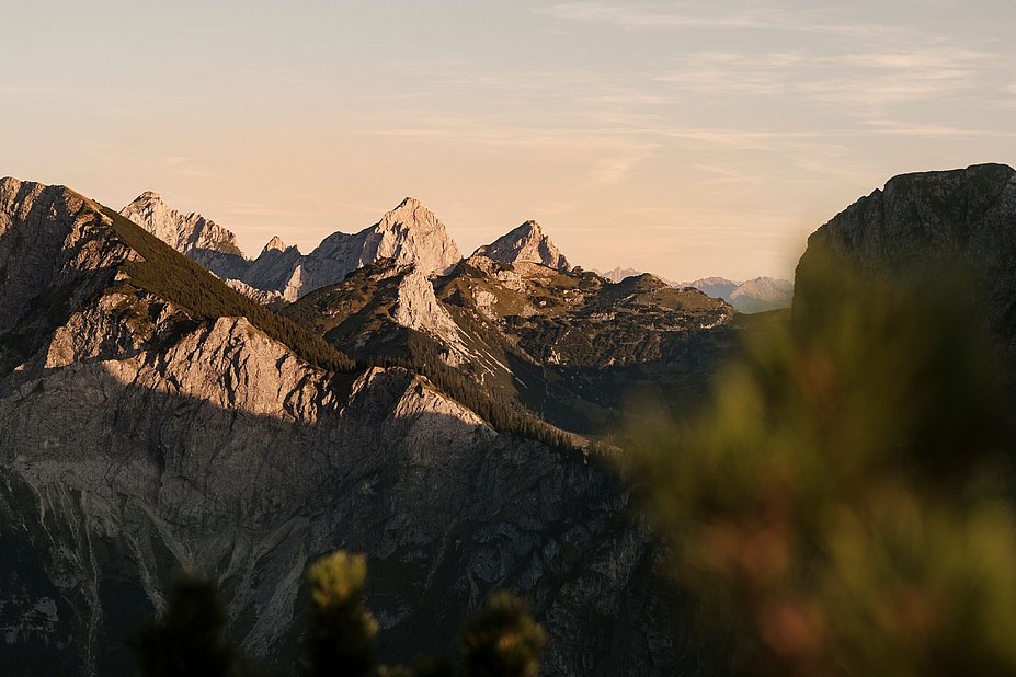 Bergpanorama vom Breitenstein bei Pfronten