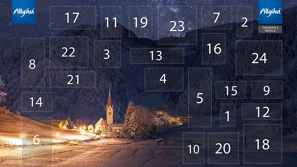 Im Allgäuer Adventskalender gibt es viele spannende und hochwertige Preise zu gewinnen