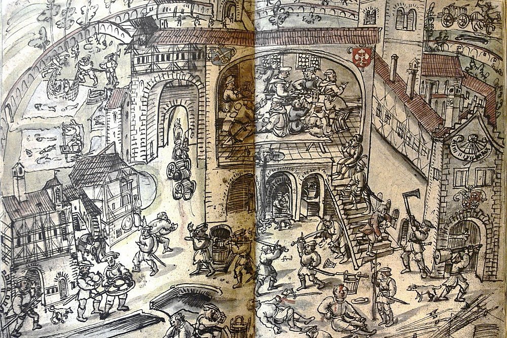 Faksimile von Jakob Murers Weissenauer Chronik des Bauernkrieges