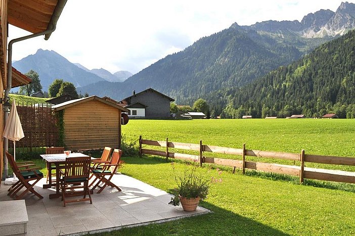Ausblick von der Terrasse