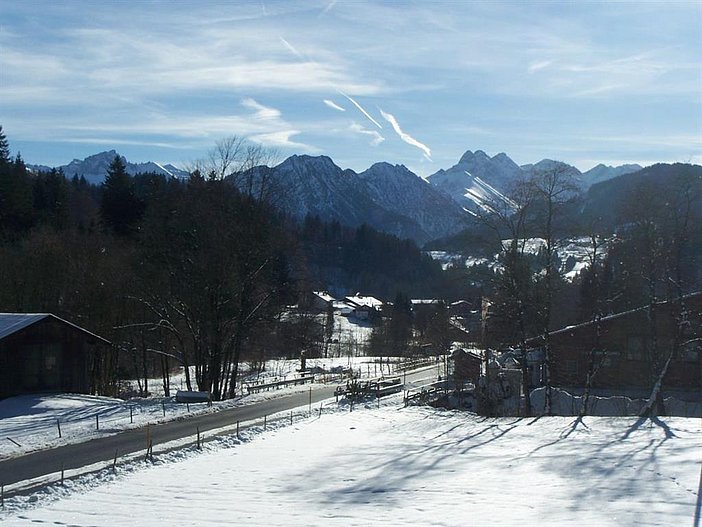 Charivaris Alpenlodge, Bergblick
