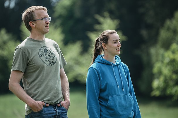 Jakob Schweiger und Ilona Labitzke sind Landwirte aus Leidenschaft