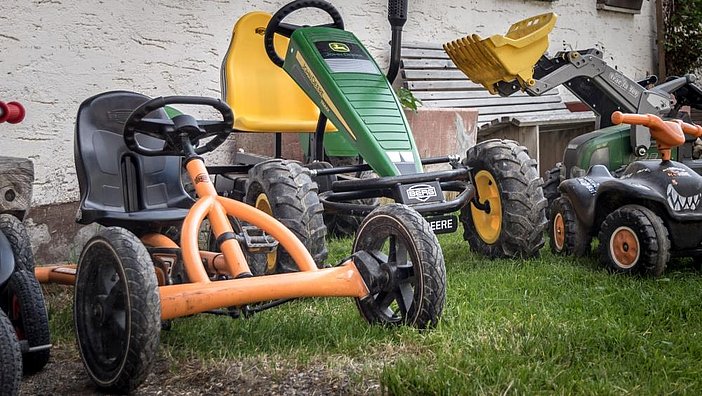 Fuhrpark für die Kinder