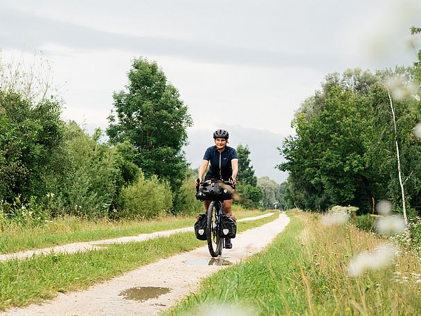 Unterwegs auf dem Iller-Radweg