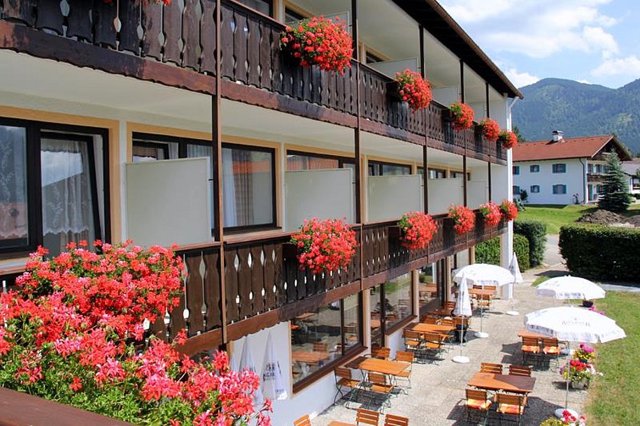 Blick auf Terrasse