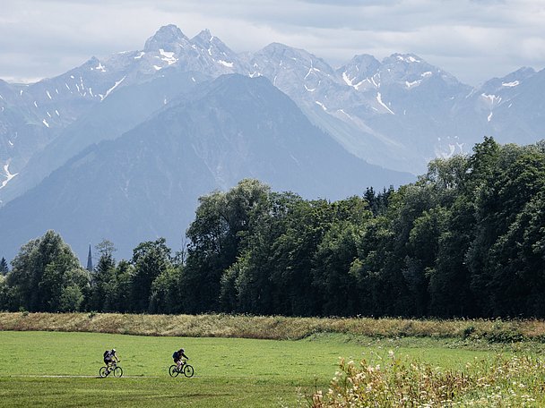 Alpenpnaorame am Iller-Radweg