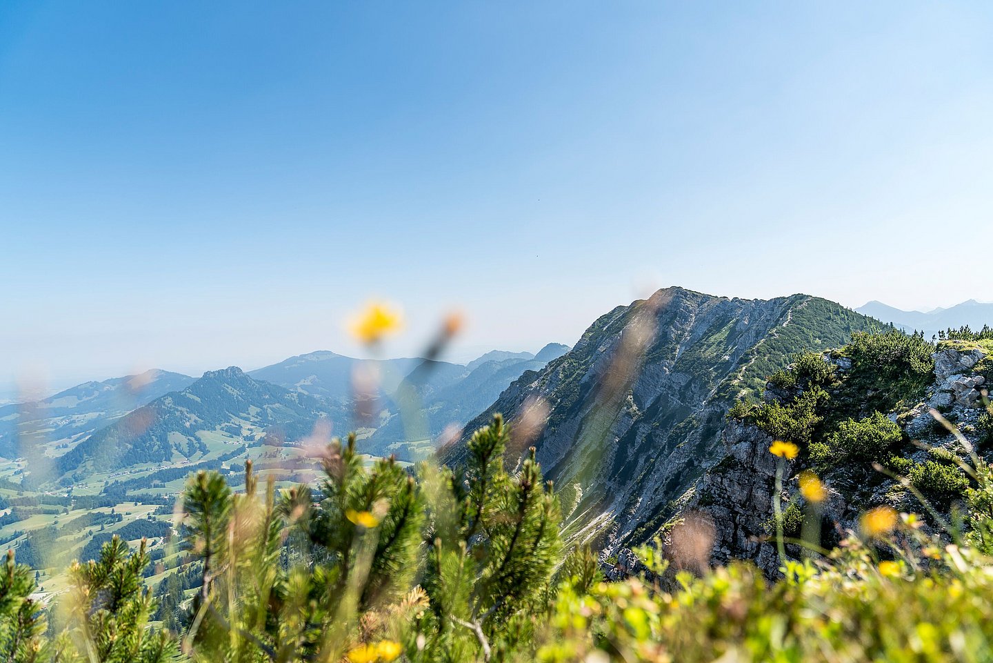 Ausblick vom Iseler, Oberjoch