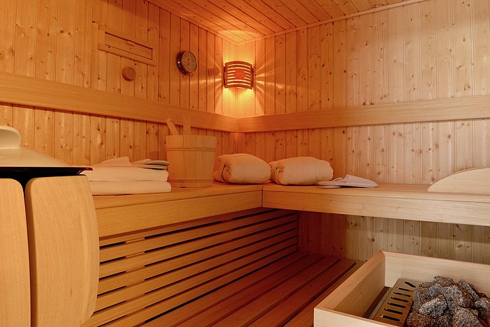 Jede Ferienwohnung mit eigener Sauna