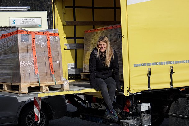 Beim Verladen