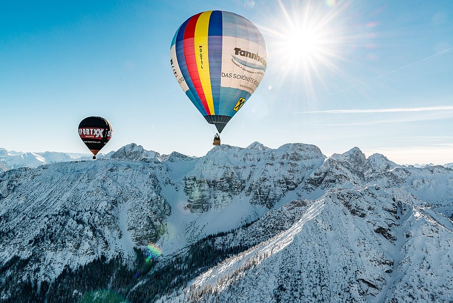 Ballons im Tannheimer Tal