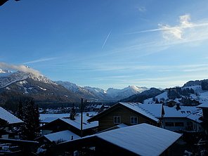 Ausblick vom Balkon