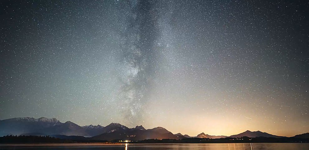 Sternenhimmel über dem Hopfensee
