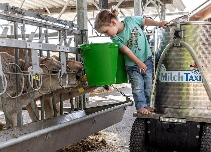 Mitarbeit im Stall