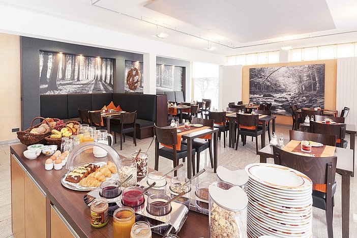 Frühstück im Gästehaus