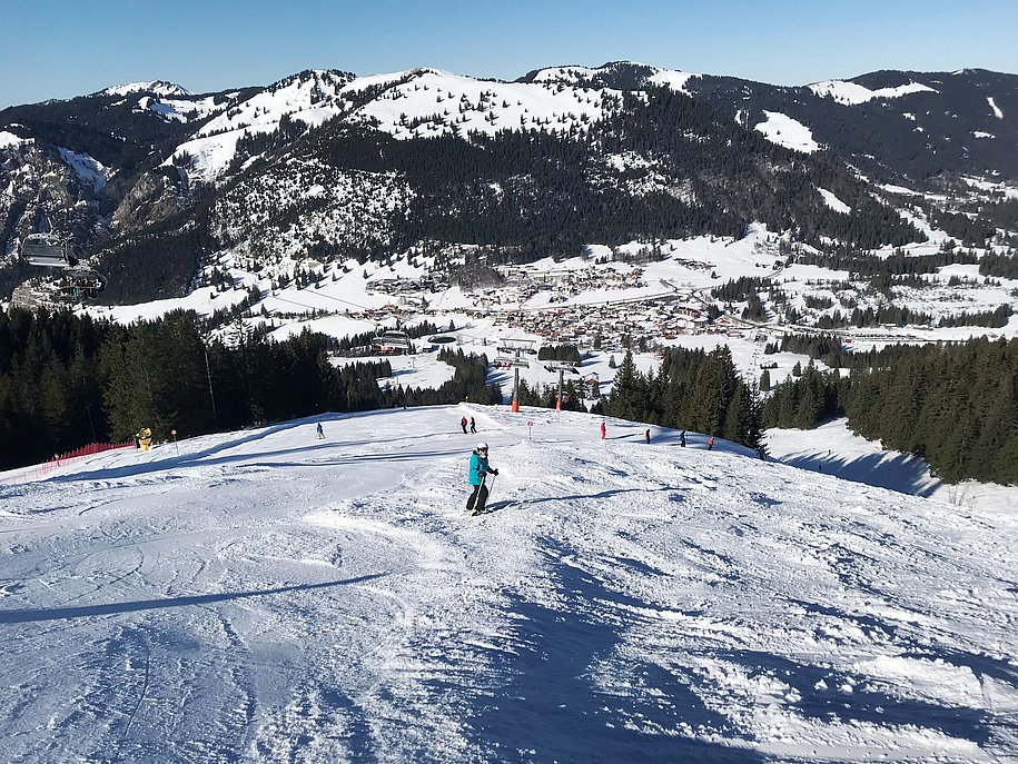 Skifahren am Oberjoch
